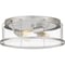 Quoizel Ludlow Flush Mount 3 Lights Brushed Nickel LUD1613BN - alternate 3